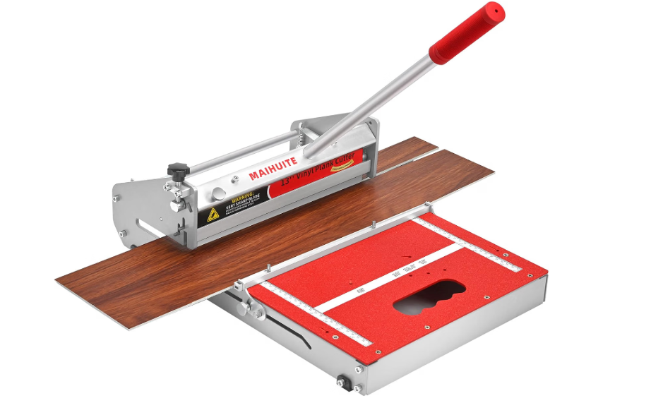 10mm Thick Floor Cutter - 13" Pro Multifunctional Vinyl Floor Cutter
Flooring Tools to Cut LVP, LVT, WPC, SPC, PVC, VCT; Makes Straight and Rip Cuts; No Electricity, No Noise