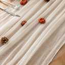 Keketoarrange White Spring Cheesecloth Table Runner Ivory Cream Gauze Rustic Cheese Cloth Table Runner 120 Inch 10 FT for Wedding Baby Bridal Shower Party Sheer Boho Summer Home Decorations