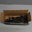 INCLY 36 Pack 4/6/8 Inch Black Pegboard Hooks, 1/4" Heavy Duty Peg Board Shelving Hooks Accessories, Peg Board Tool Hangers Fit 1/4" Pegboard for Organizing Garage, Craft Room, Kitchen, Store