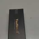 YouthMall Trendy Rectangular Glasses for Women Men Narrow Square Blue Light Blocking Fake Eyewear Y2K Cosplay Glasses (Tortoise)