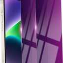 2 Pack Privacy Screen Protector for iPhone 13 Pro Max/14 Plus Tempered Glass 6.7inch Private Saver Anti-Spy Anti-Blue Light Anti-Scratch Full Coverage