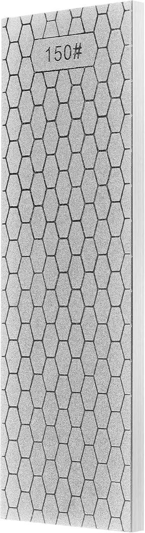 S SATC Diamond Sharpening Stone 2 Side Grit 150/600 Diamond Plate Honing Stone 8-inch Hone Sharpener