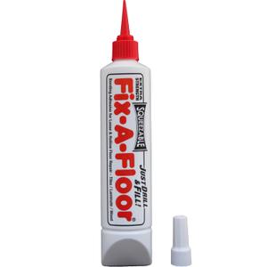 The Original Fix-A-Floor Squeezy All-in-One Repair Adhesive for Loose, Hollow, Creaky Tiles & Wood. Just Drill & Fill! Easy Squeezy! Made in The USA!