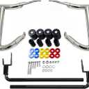 Saddle Bag Guards for 2009-2025 Harley Touring Street Glide Road Glide Road King Electra/Ultra (Chrome)