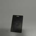 Wallet Tracker Card Air-Tag - Work with Apple Find My (iOS only), 0.07in Slim Tracking Card, IP68 Waterproof Bluetooth Tracker Finder, Apple MFi Certified, Item Locator for Luggage, Passports, Purse (Matte Black)