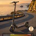 Electric Scooter for Adults Peak 500W, 15MPH, 12-15 Miles Long Range, 8.5" Tire Foldable Commuter E-Scooter with App, Dual Braking System (Black Blue)