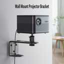 Wall Mount Projector Stand, Adjustable 360 Rotation, Suitable For Home Theater, Office, And Other Locations