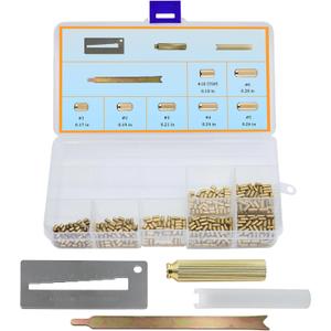 Rekey Kit for Kwikset Locks Compatible with Kwikset Rekey Kit, Door Lock Pinning Kit for Home Security, with Bottom Pins, Follower, Removal, (1-6, 50 Each) DIY Rekey Kit