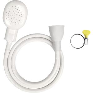 Soerreo Sink Spray Rubber Hose, Portable Rubber Hose Nozzle, Shampoo Sprayer, Easy to Use, Suitable for People or Pets (0.67-0.9 inches)