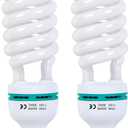 Skytex 2pcs 135W Light Bulb 5500K CFL Daylight Spiral Softbox Lighting Kit Bulb in E27 Socket for Photography Photo
