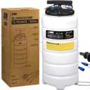 EWK 15L Pneumatic/Manual Oil Extractor Pump, Fluid Evacuator for Oil Change, Large Capacity Vacuum Evacuation Tool for Cars Trucks and Agricultural Machinery