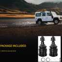Suspension Front Upper Ball Joint Kit 2pc K90255 for Toyota Tacoma 1995-1997 4WD & 1998-2004 3.4L 4WD/RWD (Pre Runner) & 1998-2004 2.7L, for Toyota Sequoia 2001-07, 4Runner 1996-02,Tundra 2000-06