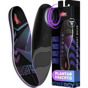 Premium Anti-Fatigue Shoe High Arch Support Insoles Men Women - Plantar Fasciitis Inserts - Orthotic Inserts Shoe Soles Standing All Day - Flat Feet Foot - Work Boot Insoles (L (Men 11-12.5/Women 12-13.5), Blue)