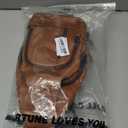 BULLCAPTAIN Leather Sling Bag Mens Chest Bag Casual Shoulder Crossbody Bags Travel Hiking Backpacks Daypack with USB Charging Port (Brown)