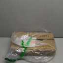 Rectangle Tabletop Hurricane Candleholder with Decorative Stones - Suitable for Dia 2.5" and Below Pillar Candles and Scented Candles, Gift for Dinner Table Centerpiece & Housewareming