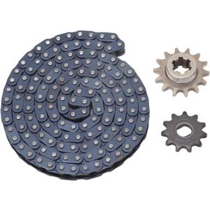 T8F 14T Front Sprocket T8F 11T Rear Sprocket and T8F 146 Link Chain Kit Fit for Mini Motorcycles