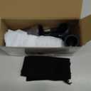 Electric Compressed Air Duster, 170000RPM High-Speed Cordless Air Blower with Rechargeable Battery for Keyboard, PC & Electronics Car Cleaning, Reusable Canned Air Alternative (Black Silver)