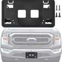 Replacement for Front Bumper License Plate Frame Bracket 2021 2022 2023 Ford F150 ML3Z-17A385-AB FO1068185 ONLY for 3.3L 5.0L