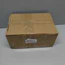 2 Pack Rectangular Wooden Cake Stand, 4 x 6.3 Mini Cake Plate Holder with Clear Glass Bell, Cake Display Server Tray for Kitchen, Birthday Parties, Weddings, Baking Gifts