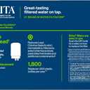 Brita Replacement Water Filter for Faucet Mount, Removes 99% of Lead, Sink Filtration System, White, 3 Count