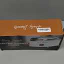 Electric Smores Maker Tabletop Indoor Kit, Indoor Marshmallow Roaster, Smores Station with 4 Compartment Trays & 4 Forks, Great Gift for Adults and Kids in Holidays and Parties (Brown)