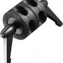 Dual Head Grip Swivel Clamp Head Holder Bracket Compatible for Photography Studio flash Reflector Boom