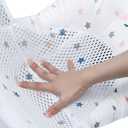 Baby Bath Seat Support Net Soft Infant Bathing Seat Support Mat Suspension Shower Pad Adjustable Non-Slip Newborn Bathtub Sling Mat Baby Sink Bather Tub Shower Net Bathtub Sit Up Mesh 0-6 Month
