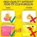 100 Pack Rubber Ducks in Bulk, Assorted Duckies for Jeeps Ducking, Rubber Duckies for Baby Bath Toys, Kids Bath Pool Toys Birthday Gifts Party Favors