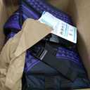 Geometric Print Life Vest, Zipper Front, Adjustable Buckles (X-Large, PURPLE)