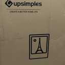 upsimples 16x24 Picture Frame, Display Pictures 14x20 with Mat or 16 x 24 Without, Wall Hanging Poster Frames, White, 1 Pack