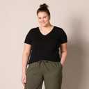 Amazon Essentials Women's Regular-Fit Short-Sleeve T-Shirt (Crewneck and V-Neck Options), Multipacks (XXL)