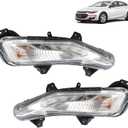 labwork Fog Lights Assembly Replacement for Malibu 2019-2024 Daytime Running Light Turn Signal Lamp Left+Right Side (Passenger & Driver Side)