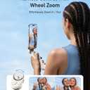TELESIN Magnetic Mini Selfie Stick, Phone Tripod for iPhone 17 16 15 & Android, Portable Pocket-Size Phone Stand with Zoom Remote Control, Mag-Safe Tripods for Desk/Solo Travel/TikTok Content Creation