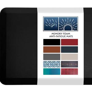 Anti Fatigue Mat, Kitchen Mats for Floor, 3/4" Cushioned Kitchen Rug and Standing Desk Mat & Garage, Non Slip, Waterproof and Stain Resistant,  39"L x 20"W x 0.75"Th