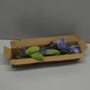 Hollyone 33" Blue Artificial Chrysanthemum Flowers 2Pcs Spider Mum Flower Arrangement Large Faux Flowers with 3 Heads Long Stem for Decoration Home Office Wedding Centerpiece Bouquet Decoration