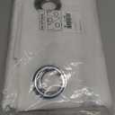 NICETOWN White Sheer Curtains 84 inches Long - Home Decoration Grommet Airy & Lightweight Elegant Window Treatments with Light Filtering for Bedroom/Living Room (2 Panels, W54 x L84)