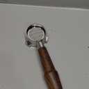 KNODOS Bottomless Portafilter 54mm Walnut for Breville Barista Express, Pro, Touch, Bambino Plus | Premium Naked Portafilter | Fits BES870XL, BES878, BES880 | Includes 18–21g Filter Basket