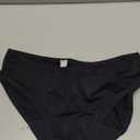 Leoparts Period Swimwear Leakproof Bikini Bottoms Black High Waisted Coverage Swimsuit Bottom for Girls Teens Women (Medium)