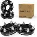 Customadeonly 6x135 Wheel Spacers for F150 2015-2025,Black (1 Inch Thick) Hubcentric True Forged for Expedition,Navigator 2015-2025 with M14x1.5 Studs(4pcs 87.1mm Hub Bore)