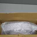 FLOWERCAT 60PCS White Plastic Plates - Heavy Duty White Disposable Plates for Easter Party/Wedding -serve for 30 guests Include 30PCS 10.25" & 30PCS 7.5" Plates for Party