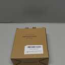 Presentime & Co Lewis Mantel Alarm Clock, Desk and Shelf Clock, Tabletop Decoration, 5.5 x 5 inch, Silent no Ticking, Metal Base, Bronze Finish, Arabic Numeral