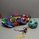 2 in 1 Soccer Ball& Football Games Set for Kids, Indoor Outdoor Sport Backyard Toss Party Game with 2 Balls Double Sided Flannel Target Soccer Gift for Boys 5-7 6-8 8-12 Years Old