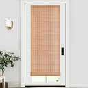 LazBlinds Bamboo Roller Shades, Ceylon Light Russet, 26" W x 70" H