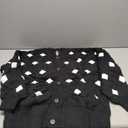 Cardigan Sweater Shawl Collar Long Sleeve Drop Shoulder Sweaters Knit Tops Size M