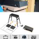 Sivsis Portable Griddle Stand for Blackstone 17/22 in with Shelf
