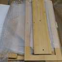 Bamboo Corner Bread Box for Kitchen Countertop, Large Bread Container Storage Bamboo Wooden Farmhouse Bread Box with Window Bread Holder