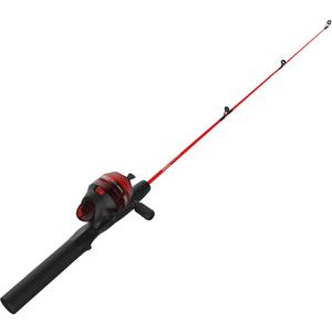 Zebco Dock Demon Spinning Reel or Spincast Reel and Fishing Rod Combo, 30-Inch Durable Fiberglass Rod, QuickSet Anti-Reverse Fishing Reel, 20-Size Reel / 30"/ 1-Piece /Medium Rod