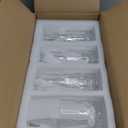 Qipecedm Drinking Glasses, 8 Piece Crystal Glass Cups, Mixed Glassware Set, 4 pcs Crystal Old Fashioned 11oz Highballs and 4 pcs 11oz Whiskey Glasses, Great for Cocktail, Whisky and other Beverages (Clear)