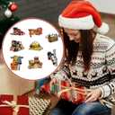 Barydat 24 Pcs Arborist Ornaments for Christmas Tree, Wooden Decorative Arborist Hanging Ornaments for Xmas Tree Arboriculturist Gifts