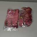 Flair Gifts 24 Pcs Burgundy Wine Red Velvet Christmas Bows Ornaments - 5 x 7 Inch Luxury Vintage Velvet Ribbon Bows for Christmas Tree Decor, Wreaths, Gifts Wrapping, Fireplaces, and Xmas Decoration